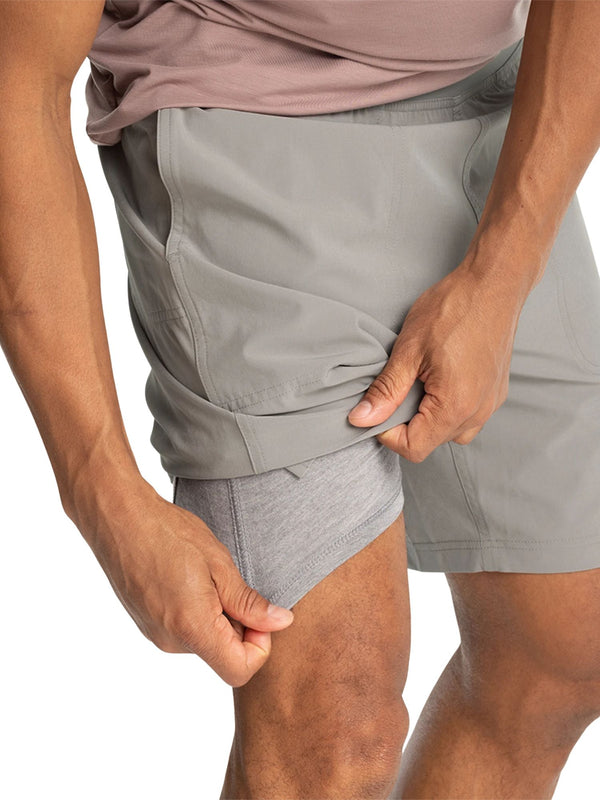 Free Fly Mens Lined Active Breeze Short 7in