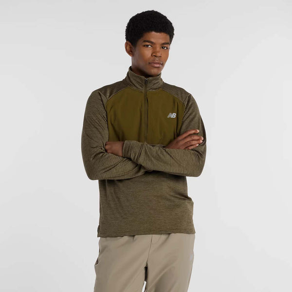 New Balance Mens Athletics Heat Grid 1/2 Zip