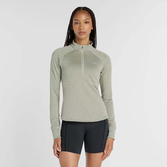 New Balance Womens Athletics Heat Grid 1/2 Zip