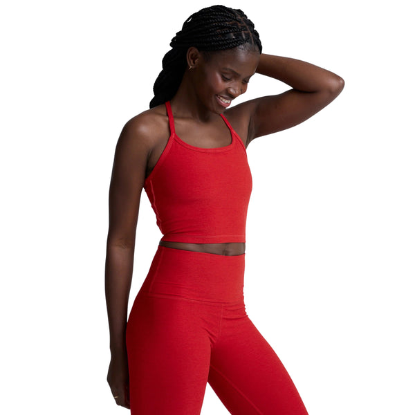 Beyond Yoga Women's Spacedye Slim Racerback Cropeed Tank