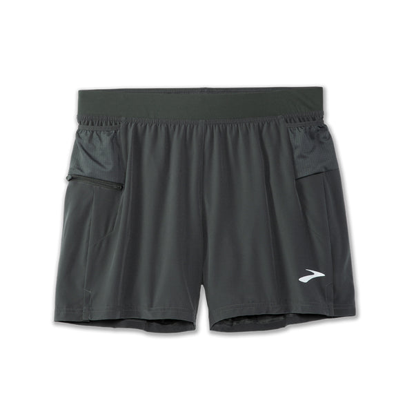 Brooks Mens Sherpa 5" 2-in-1 Short