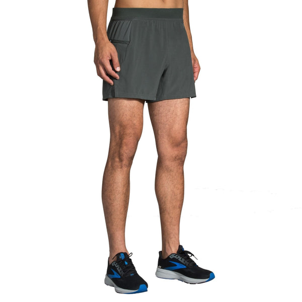 Brooks Mens Sherpa 5" 2-in-1 Short