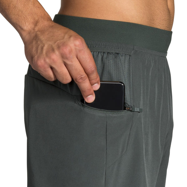 Brooks Mens Sherpa 5" 2-in-1 Short