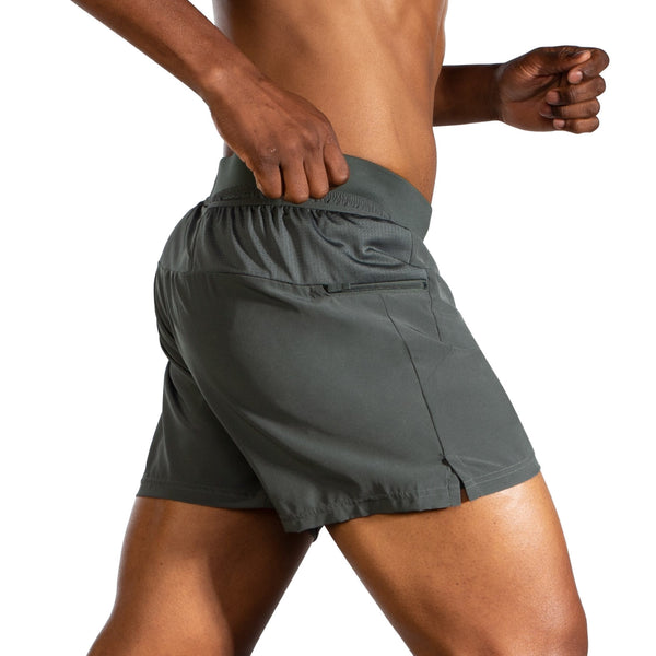 Brooks Mens Sherpa 5" 2-in-1 Short