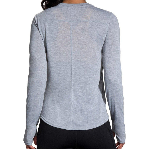 Brooks Womens Run Merry Go Distance Graphic Long Sleeve