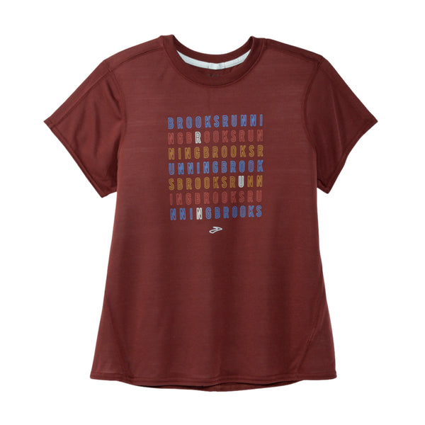 Brooks Womens Distance Graphic Short Sleeve