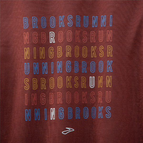 Brooks Womens Distance Graphic Short Sleeve