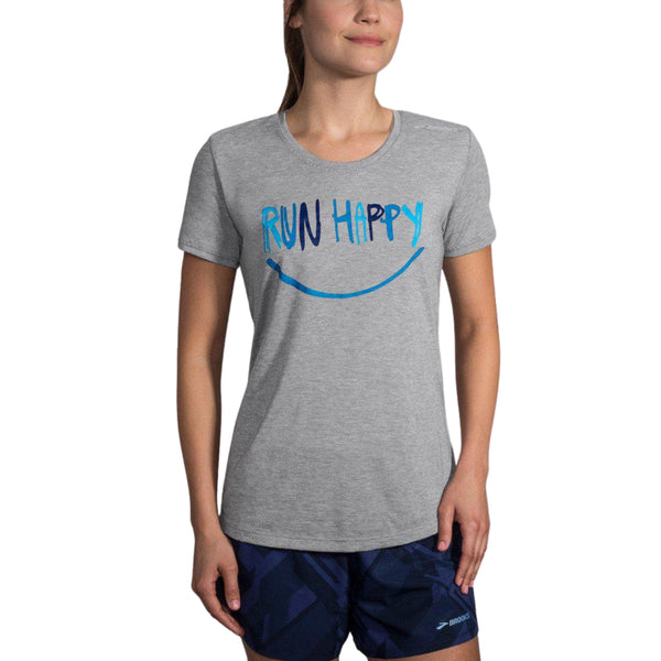 Brooks Womens Distance Graphic Short Sleeve