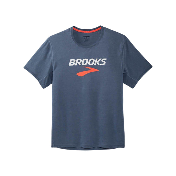 Brooks Mens Distance Graphic Short Sleeve
