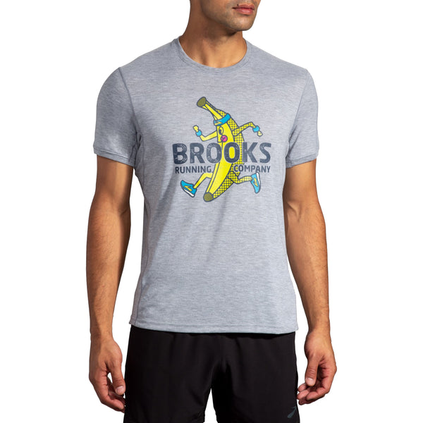 Brooks Mens Distance Graphic Short Sleeve