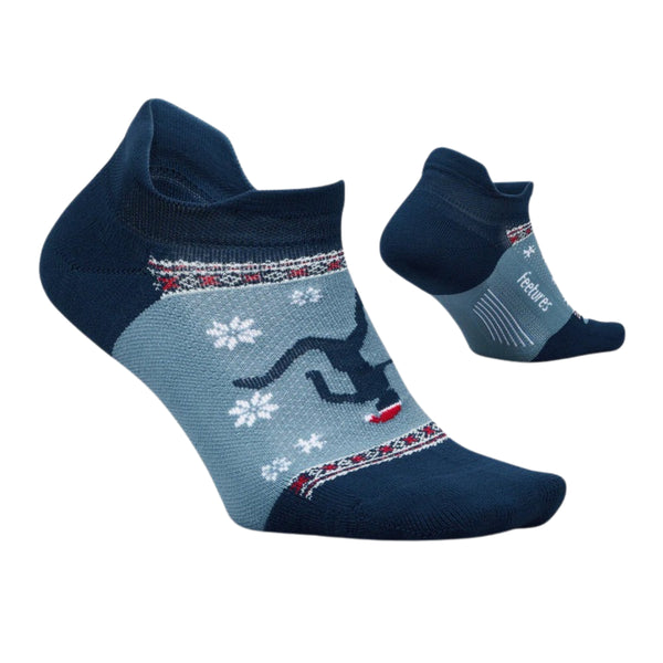 Feetures Elite Light Cushion No Show Tab - Limited Edition Holiday Socks