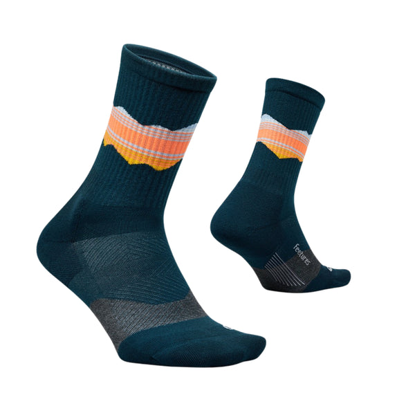 Feetures Elite Trail Mini Crew Max Cushion Socks