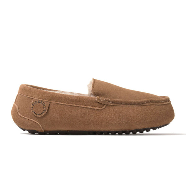 Dearfoams Women's Mel Genuine Shearling Moccasin