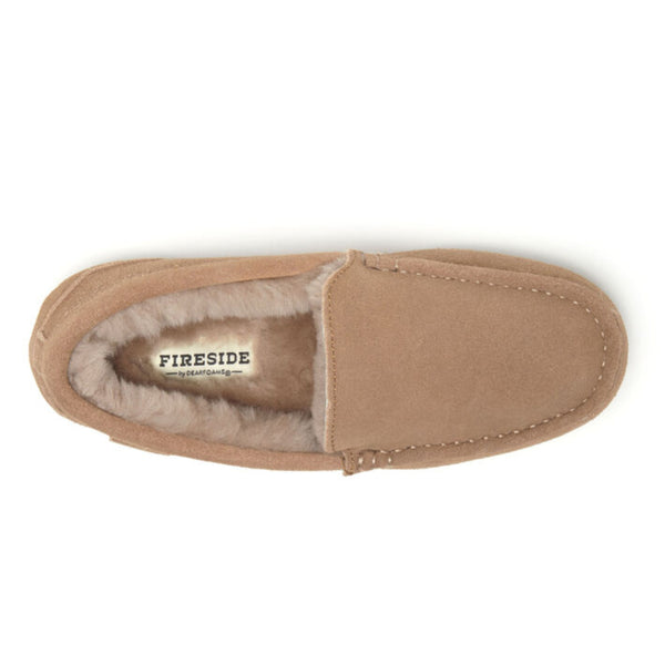 Dearfoams Women's Mel Genuine Shearling Moccasin