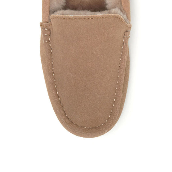 Dearfoams Women's Mel Genuine Shearling Moccasin