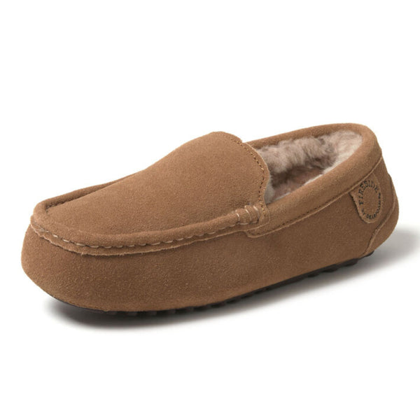 Dearfoams Women's Mel Genuine Shearling Moccasin
