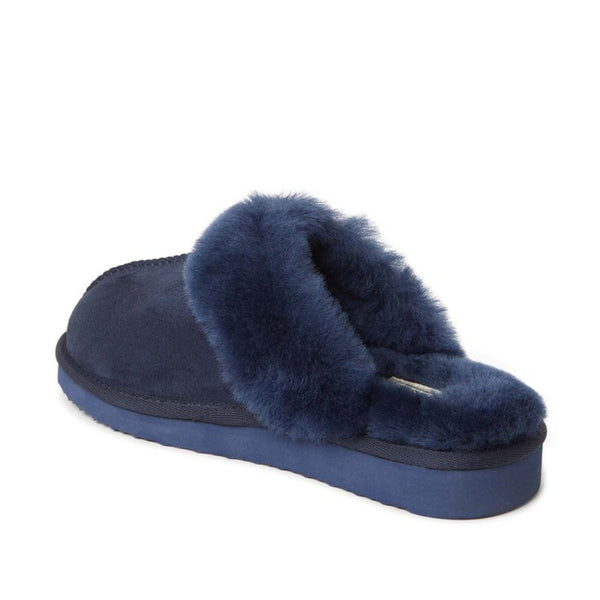 Dearfoams Women's Sydney Genuine Shearling Scuff