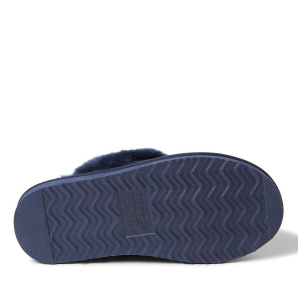 Dearfoams Women's Sydney Genuine Shearling Scuff