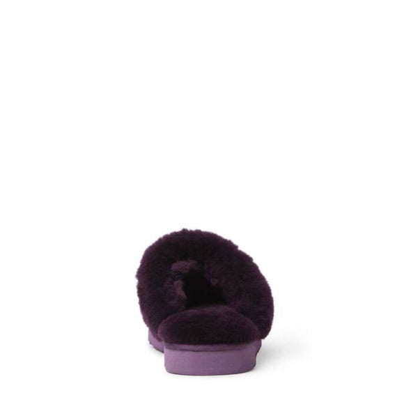 Dearfoams Women's Sydney Genuine Shearling Scuff