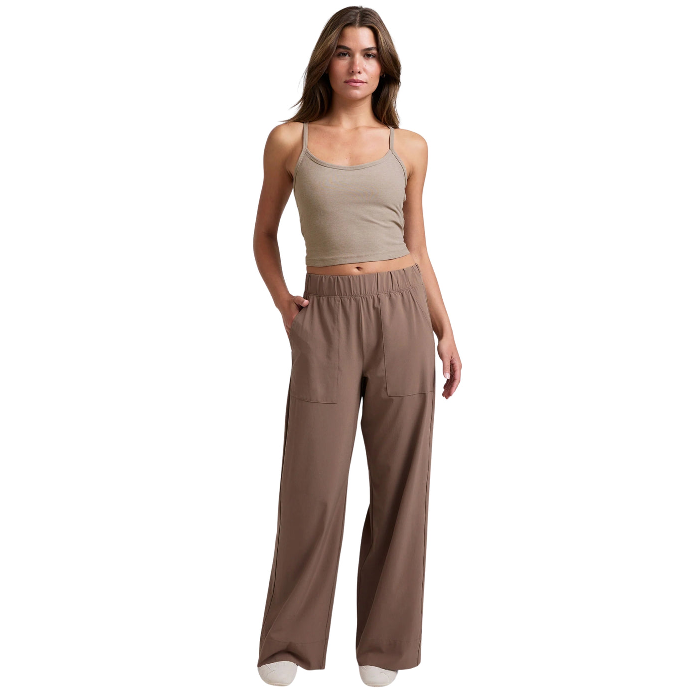 Beyond Yoga Stretch Woven Wide Leg Pant – Women's