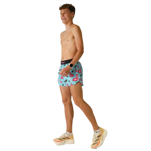 ChicknLegs Mens 4in Half Split Shorts