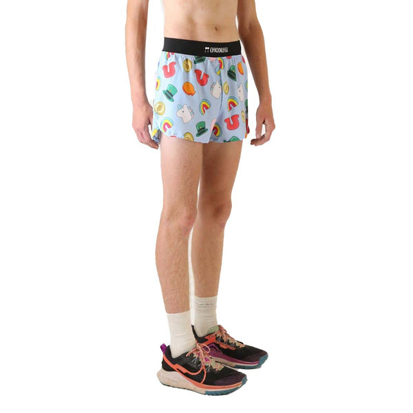 ChicknLegs Mens 4in Half Split Shorts