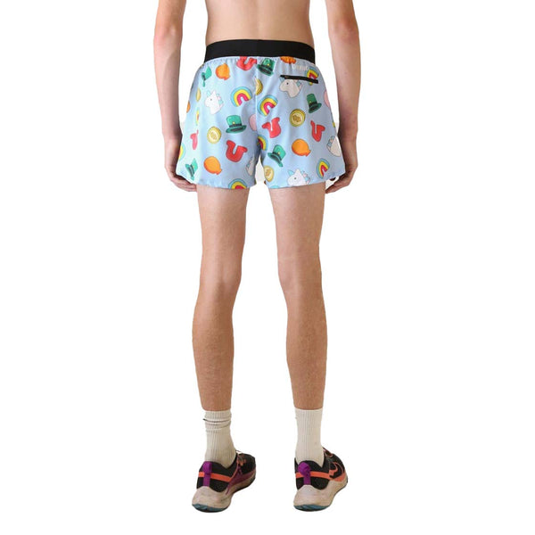 ChicknLegs Mens 4in Half Split Shorts