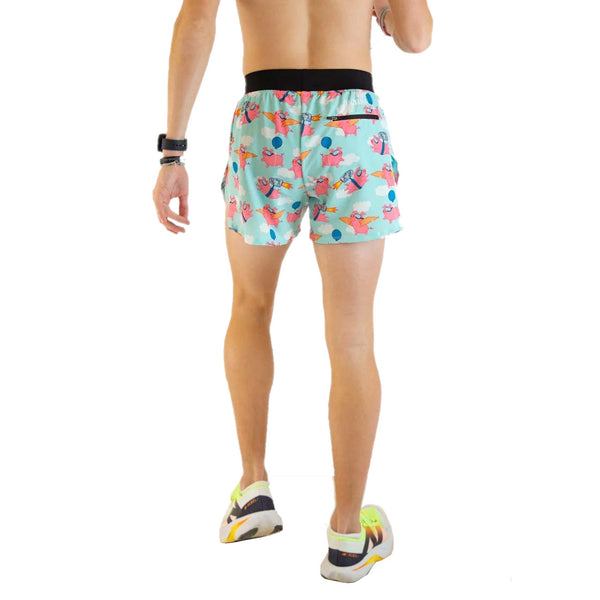 ChicknLegs Mens 4in Half Split Shorts
