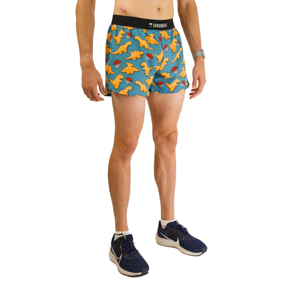 ChicknLegs Mens 4in Half Split Shorts