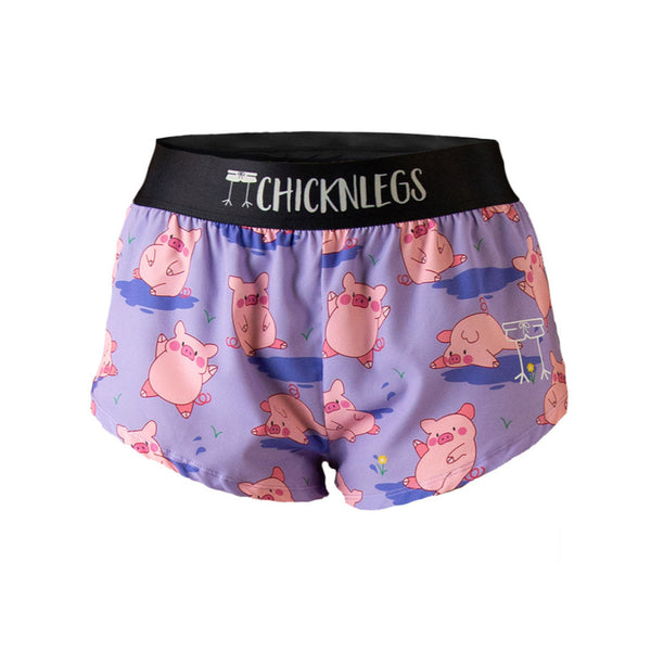 ChicknLegs Women's 1.5" Split Shorts