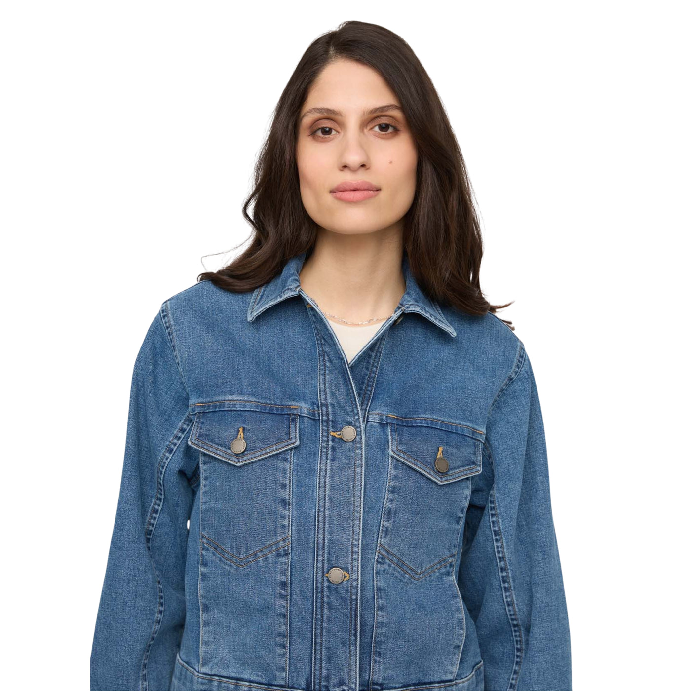 Duer Women's Midweight Denim Pleated Jacket – Women's