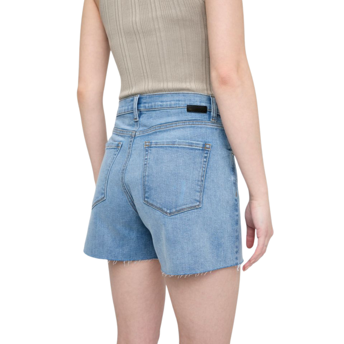 Duer Performance Denim Plus High Rise Relaxed Short – Women's