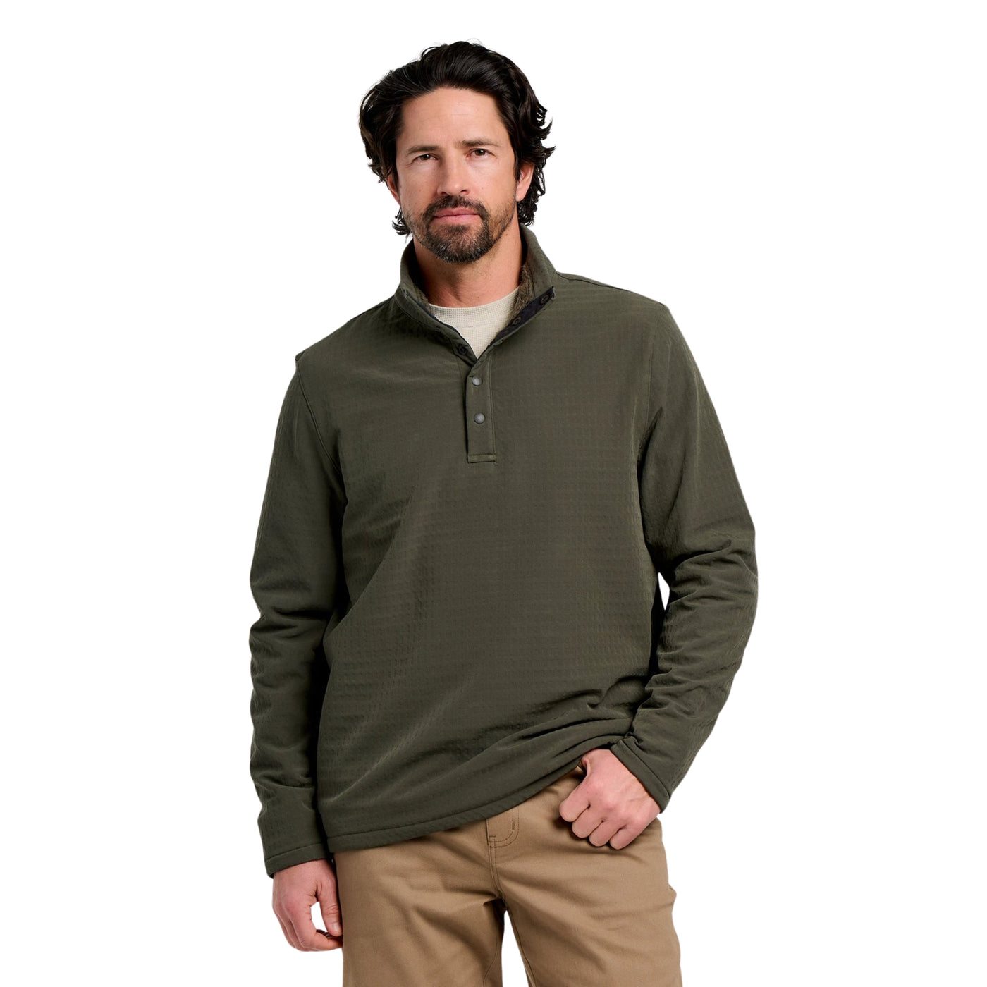 Free Fly Gridback Fleece Snap Pullover – Men's