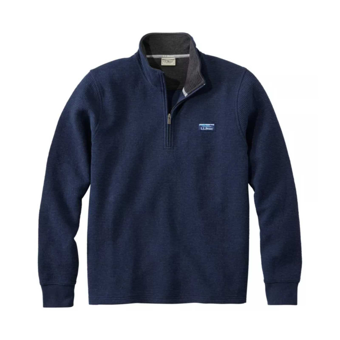 L.L.Bean Lakewashed Double-Knit Quarter-Zip Long Sleeve – Men's