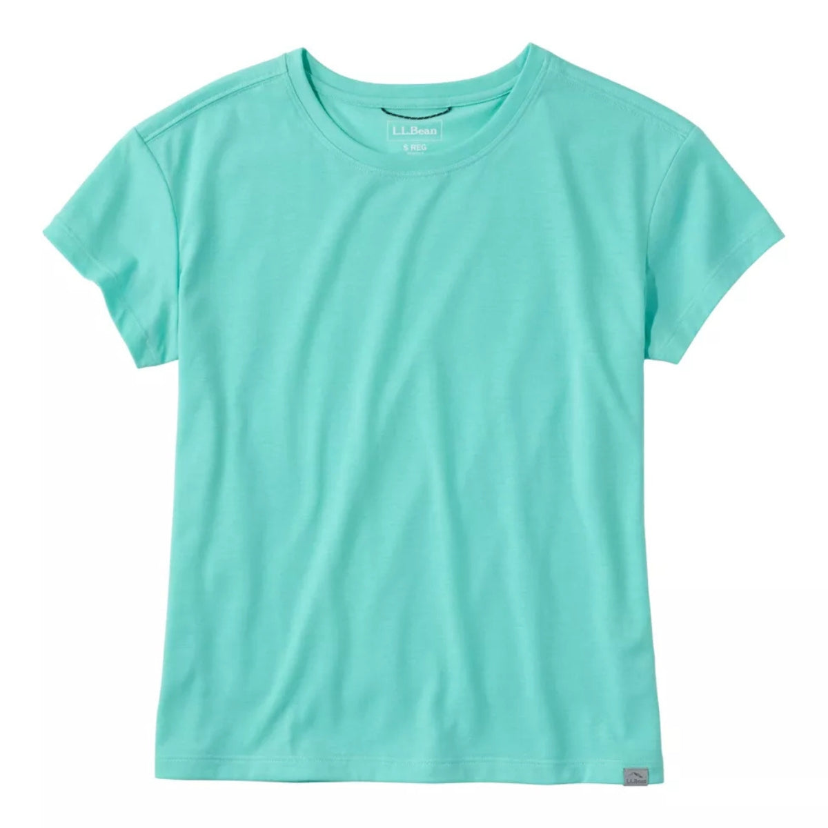 L.L.Bean Women's Mountainside Crewneck Tee Short Sleeve