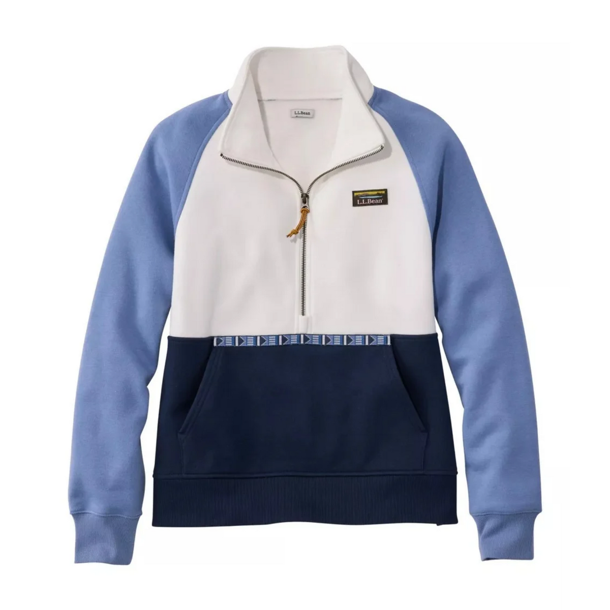 L.L.Bean Mountain Classic Colorblock Half-Zip Sweatshirt – Women's