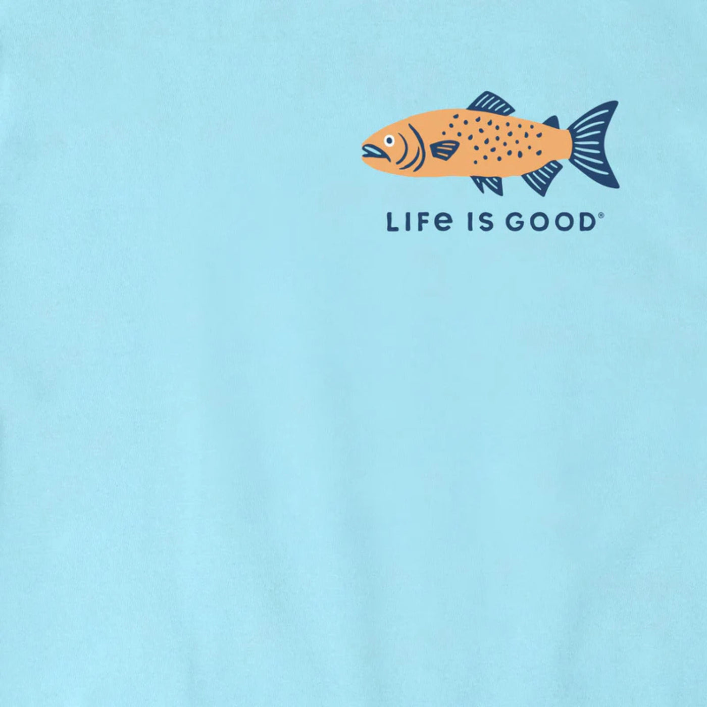 Life Is Good Hooked On Fishing Crusher Tee – Kids'