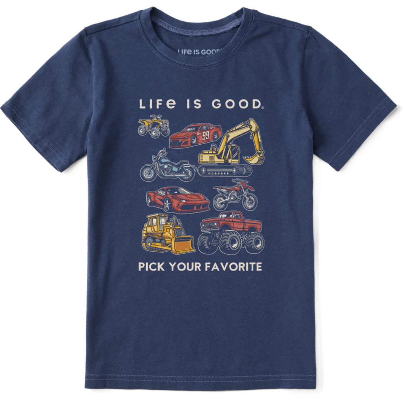 Life Is Good Kids' Pick Your Favorite Machine Crusher Tee – Kids'