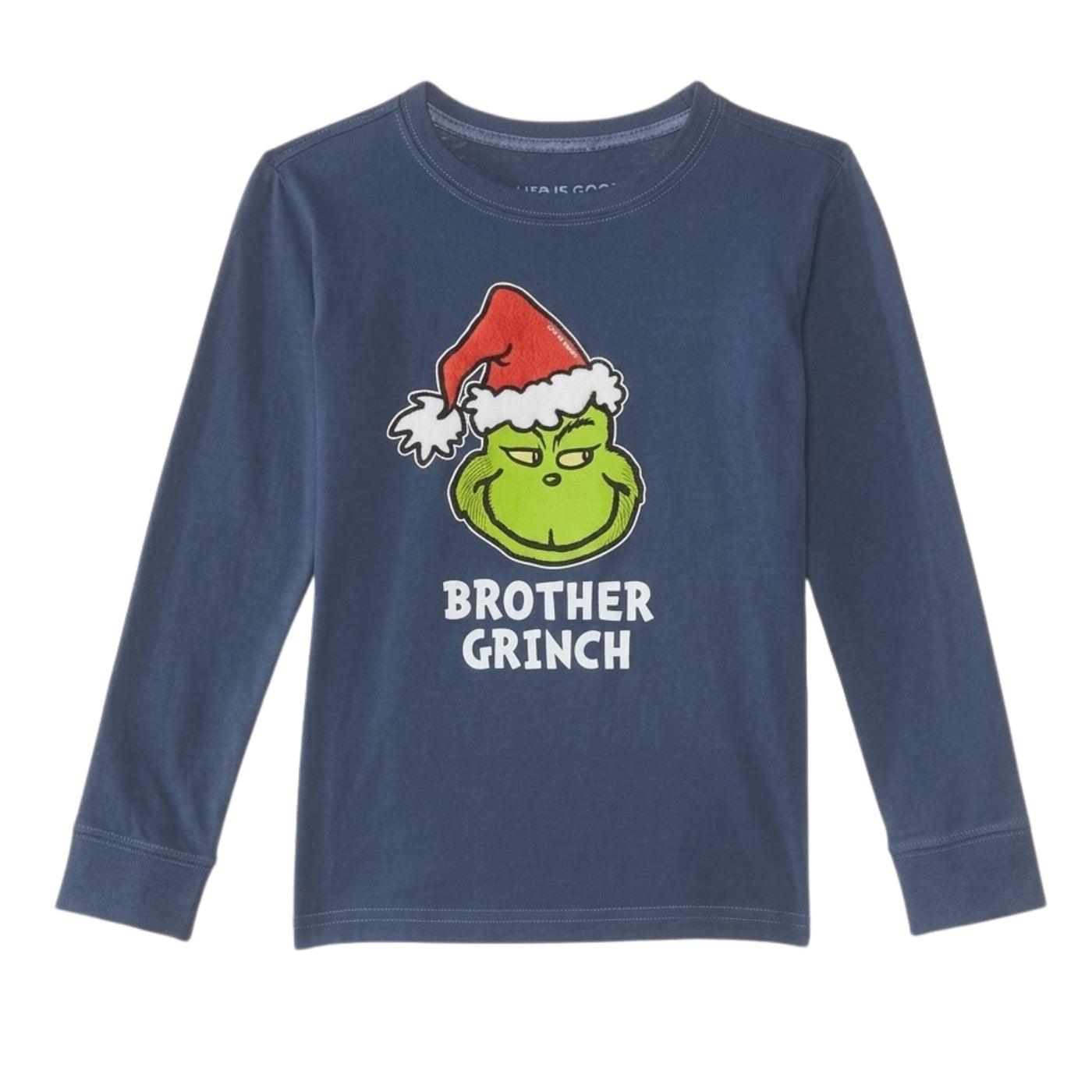 Life Is Good Brother Grinch Long Sleeve Crusher Tee – Kids'