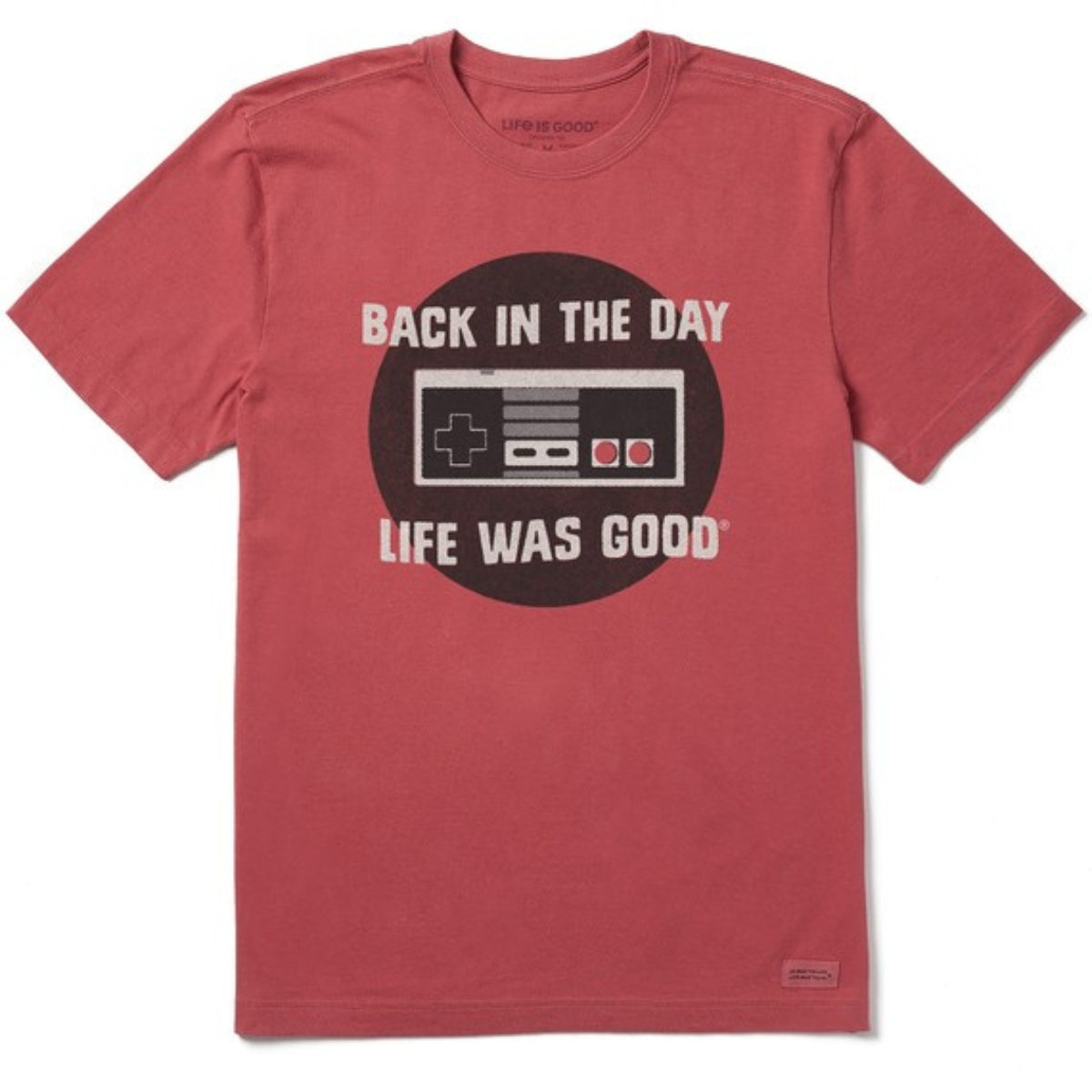 Life Is Good Men's "Crafty Back In The Day" Short Sleeve Crusher Tee