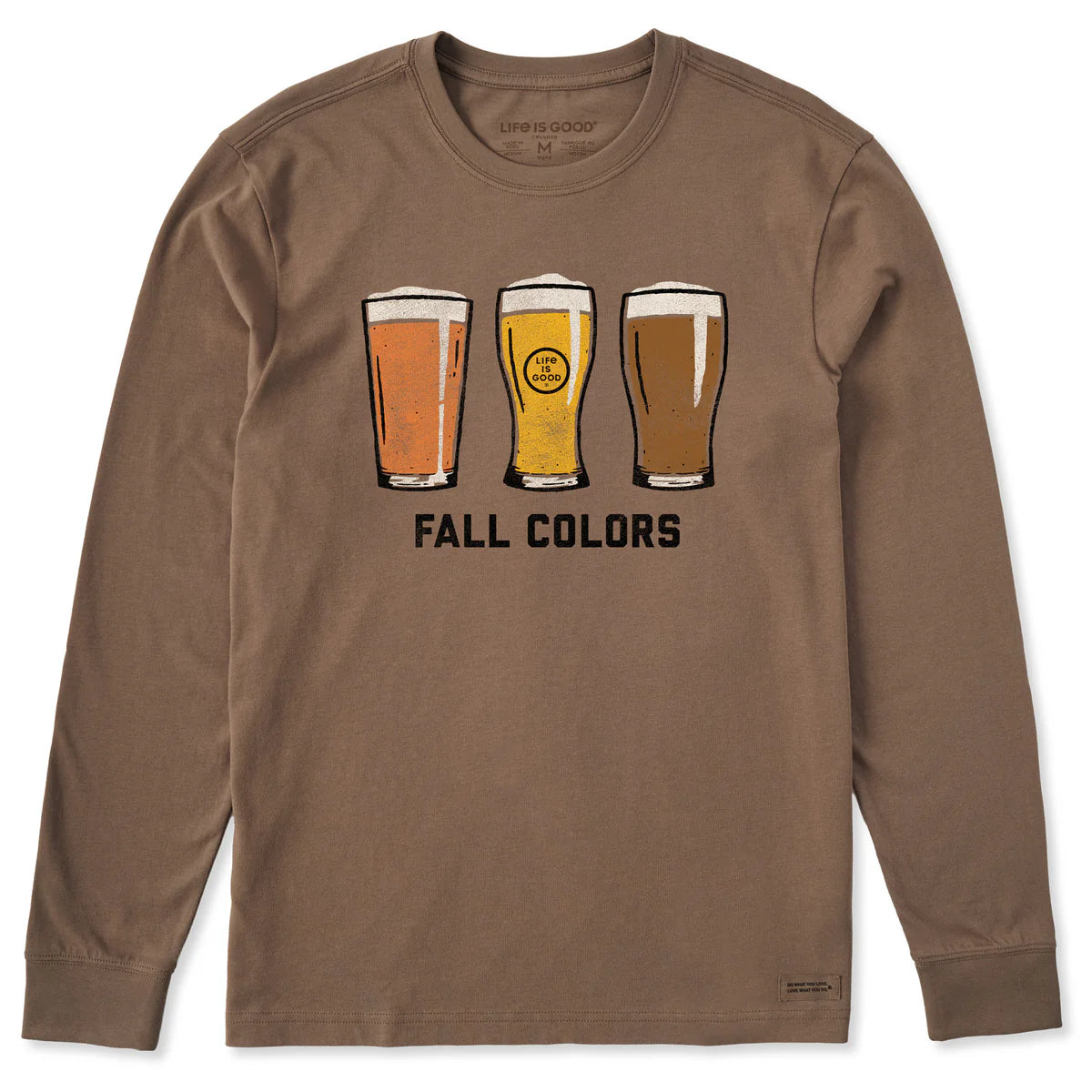 Life Is Good Fall Colors Beer Long Sleeve Crusher Tee – Men's