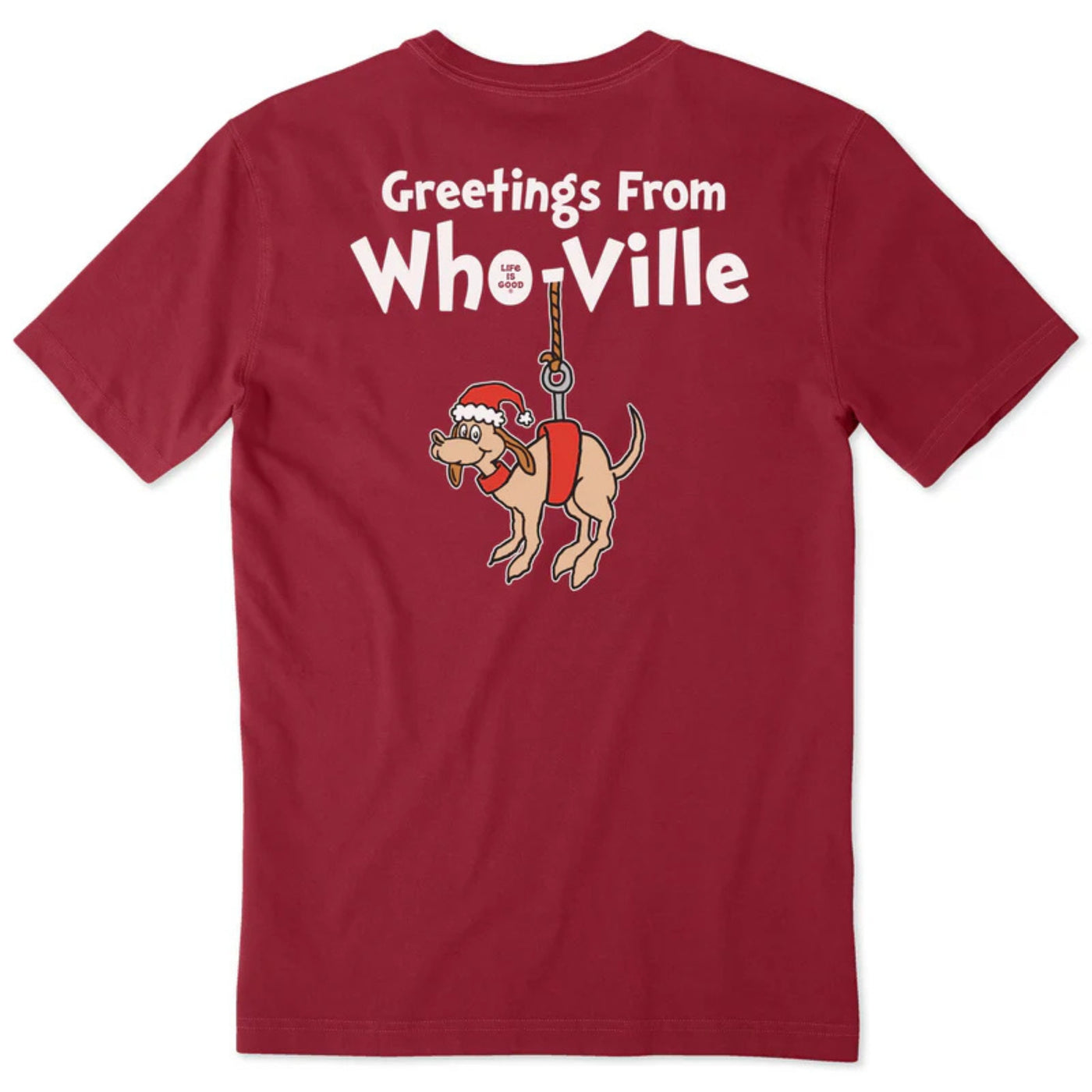 Life Is Good Greetings from Who-Ville Long Sleeve Crusher Tee – Men's