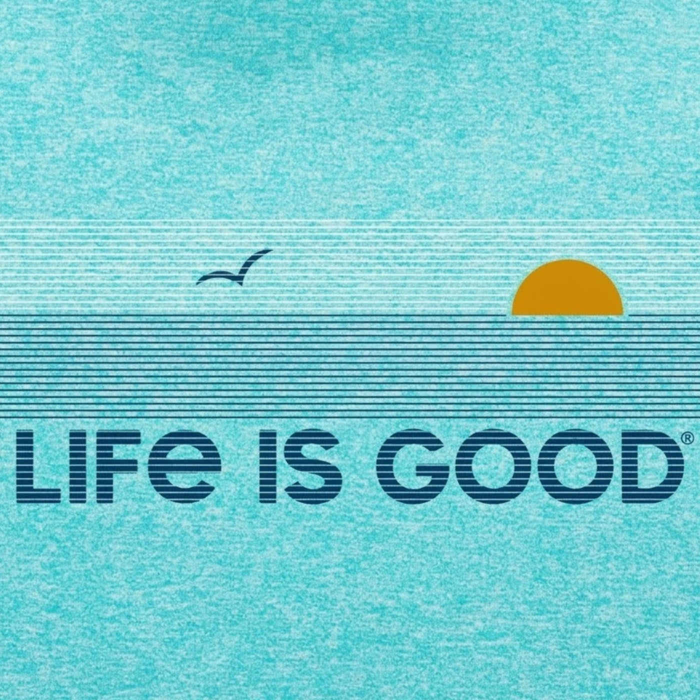 Life Is Good Linear Oceanview Active Tee – Men's