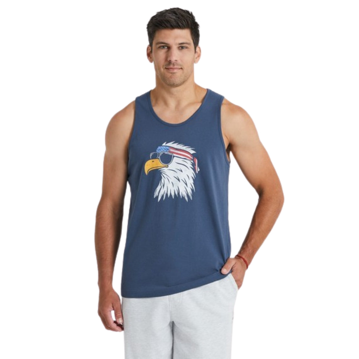 Life Is Good Men's "Patriotic Eagle" Crusher-LITE Tank