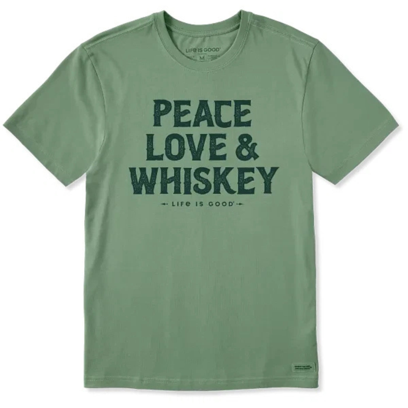 Life Is Good Wordsmith Whiskey Crusher Tee – Men's