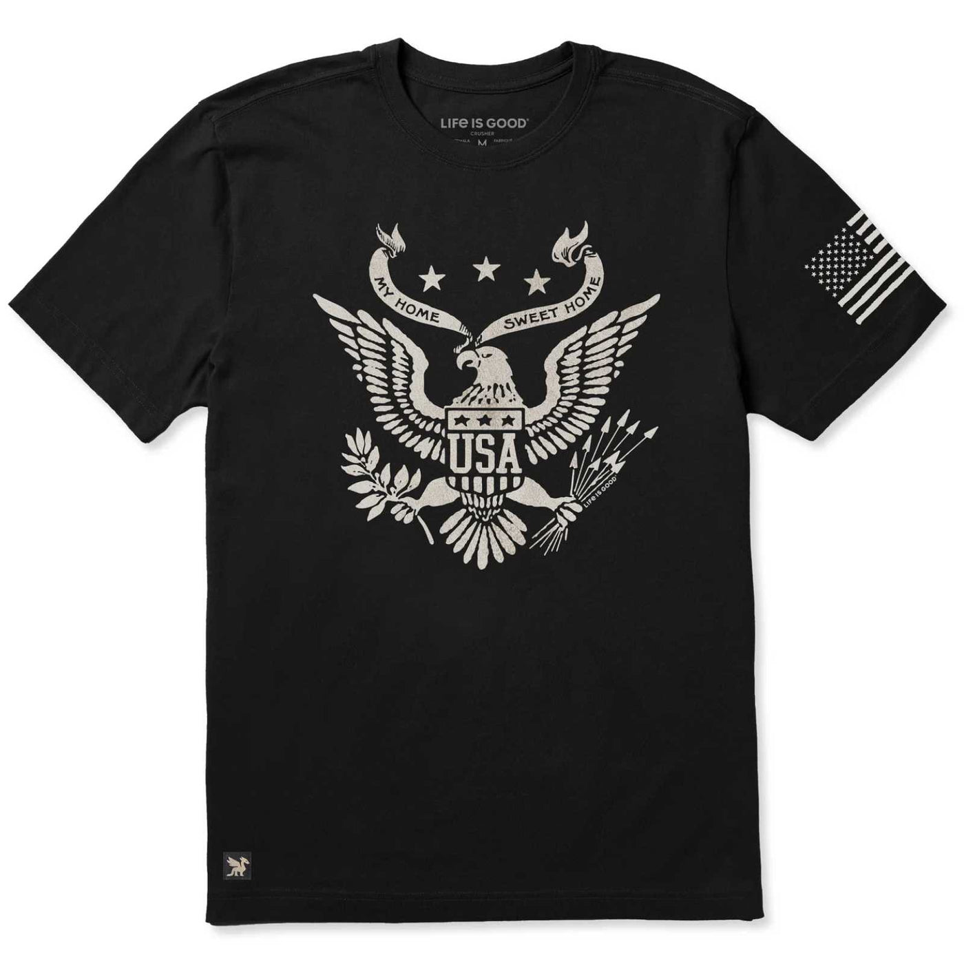 Life Is Good My Home Sweet Home Eagle Crusher Tee – Men's
