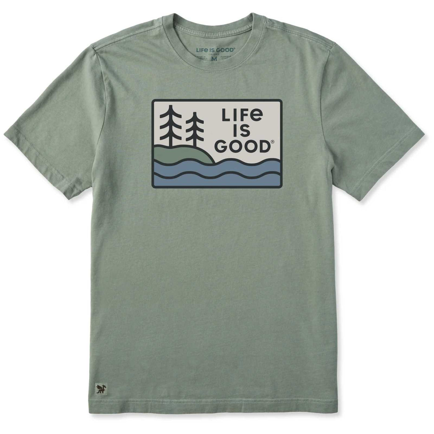 Life Is Good Waves And Pines Crusher Tee – Men's