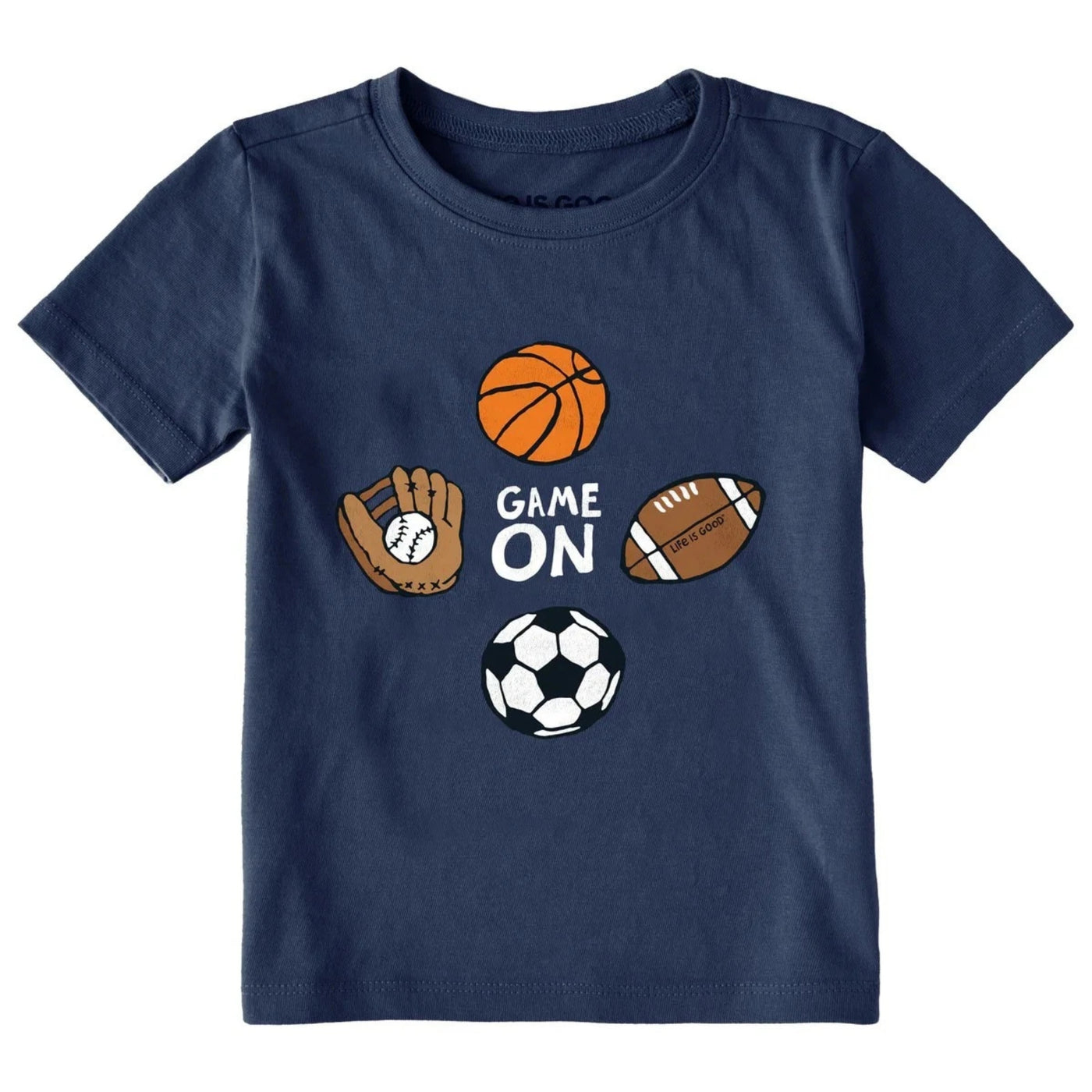 Life Is Good Game On Sports Crusher Tee – Kids'