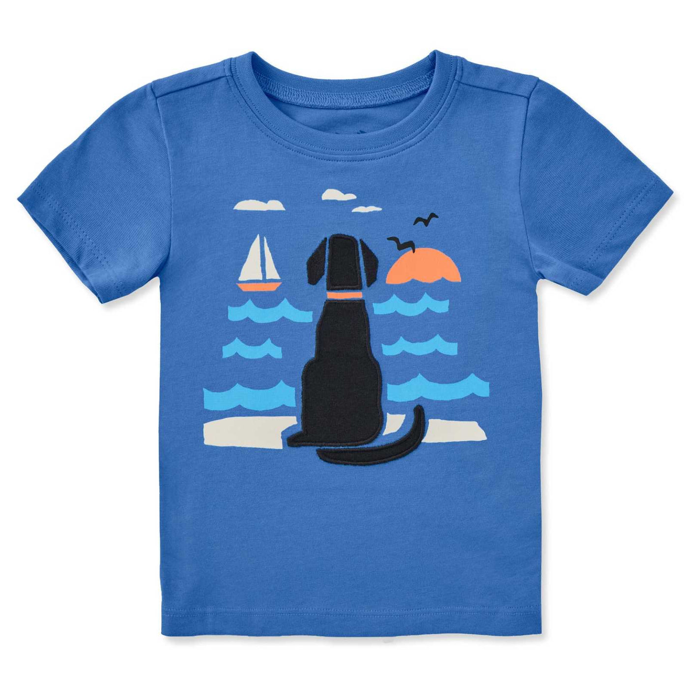 Life Is Good Waterfront Pup Short Sleeve Crusher Tee – Kids'