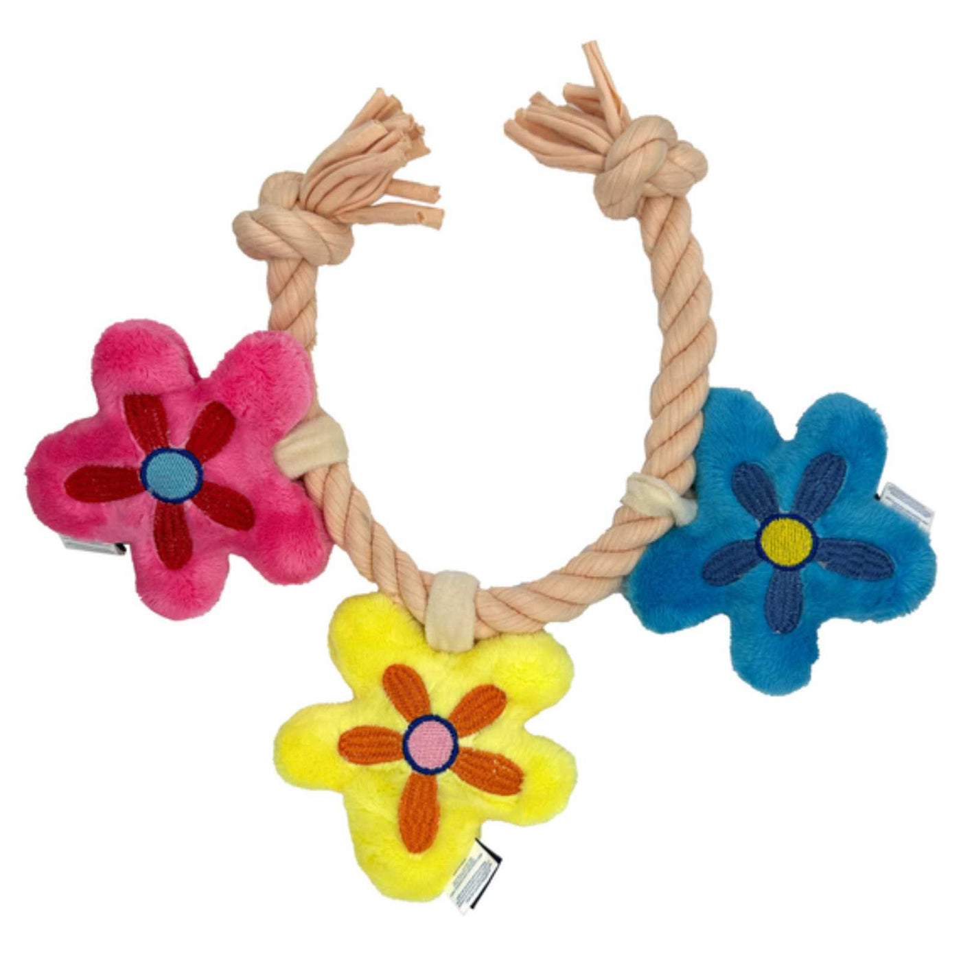 Life Is Good Three Daisies Dog Toy